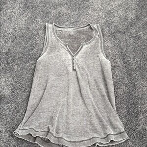 American Eagle Outfitters Light Gray Tank Top